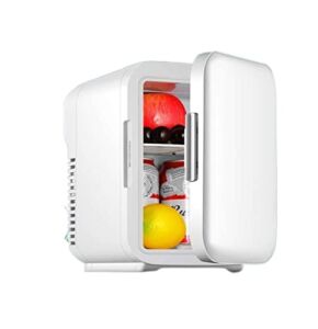 YAZURI Mini Fridge,6/10/20L Portable Thermoelectric Cooler and Warmer Refrigerators for Skincare Food Beverage (Size : 6L(25 * 18.6 * 27cm))