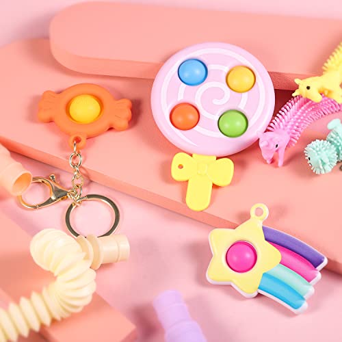 HiUnicorn Butterfly Pop Purse Sensory Fidget Pack, Birthday Graduation Gifts Box for Girls 8-10, Cute Kitty Cat Unicorn Push Bubbles Poppers Bracelet Spinner Pop Tubes Dimple Keychain Game Toys | The Storepaperoomates Retail Market - Fast Affordable Shopping