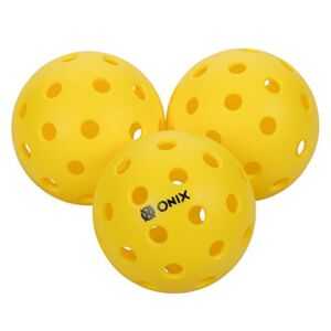Onix Pure 2 Outdoor Pickleball Balls 24 PACK YELLOW