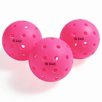 A11N S40 Outdoor Pickleball Balls- USAPA Approved, 3-Pack, Fuchsia | The Storepaperoomates Retail Market - Fast Affordable Shopping