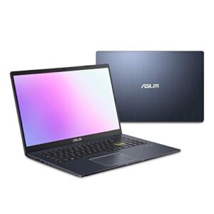 ASUS Laptop L510 Ultra Thin Laptop, 15.6” FHD Display, Intel Celeron N4020 Processor, 4GB RAM, 128GB Storage, Windows 10 Home in S Mode, 1 Year Microsoft 365, Star Black, L510MA-DS04