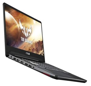 ASUS TUF Gaming Laptop, 15.6” 120Hz Full HD IPS-Type, AMD Ryzen 7 3750H, GeForce GTX 1650, 8GB DDR4, 512GB PCIe SSD, Gigabit Wi-Fi 5, Windows 10 Home, FX505DT-EB73