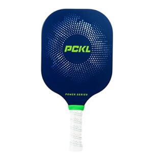 PCKL Premium Pickleball Paddle Racket | USA Pickleball Approved | Choose Fiberglass Or Carbon Face with Large Sweet Spot | Honeycomb Core