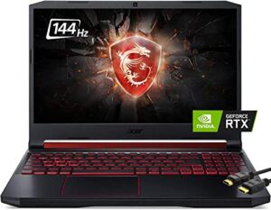 Acer Nitro 5 15.6″ FHD 144Hz Gaming Laptop, Nvidia GeForce RTX 3060, AMD Ryzen 5 5600H( (>i7-11375H), Windows 11 Home(16GB|512GB SSD)