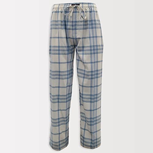 Andrew Scott Men’s 3 Pack Cotton Flannel Fleece Brush Pajama Sleep & Lounge Pants (Medium, 3 Pack – Plaids, Red/Snow/Black) | The Storepaperoomates Retail Market - Fast Affordable Shopping