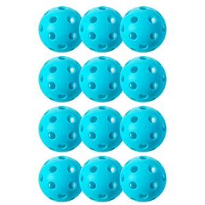 Franklin Sports Indoor X-26 Pickleballs – Indoor USA Pickleball (USAPA) Approved Pickleball Balls – 12 Pack – Blue