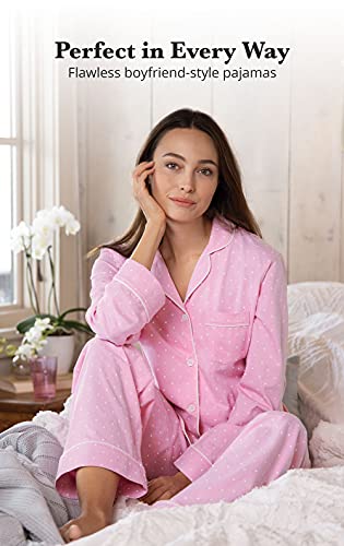 PajamaGram Pajamas for Women Soft – Cotton Jersey Ladies Pajamas, Pink, M, 8-10 | The Storepaperoomates Retail Market - Fast Affordable Shopping