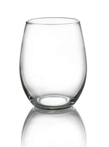 Arc International Luminarc Cachet Stemless Wine Glass, 21 Ounce, Set Of 4, Clear