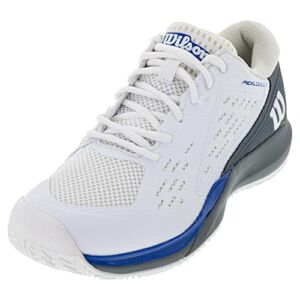 WILSON Rush Pro Ace Pickleball White/Stormy Weather/Classic Blue 7.5 D (M)