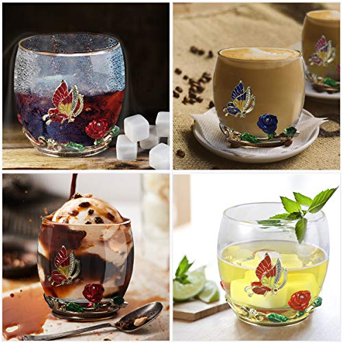 Stemless Wine Glasses, Set of 2, 11 oz, Unique & Funny Whiskey Wine tumbler wedding Gift Glass Set with 6 Beverage Chilling Stones for Bridal Shower Engagement Anniversary | The Storepaperoomates Retail Market - Fast Affordable Shopping