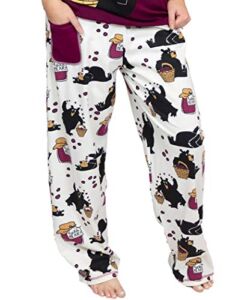 Lazy One Pajamas for Women, Cute Pajama Pants and Top Separates, Huckleberry, Bear, Animal