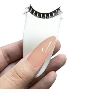 2 PCS YASNAI False Eyelashes Applicator Tool for Wear Eyelashes, Lashes Buddy Makeup Tools Lash Tweezers More Convenient to Wear Lashes