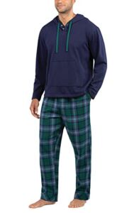 PajamaGram Flannel Pajamas Men – Men’s Pajamas, Heritage Plaid, MD