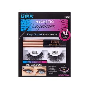 Kiss, Magnetic Eyeliner & Eyelash KIT 05, 2 Count