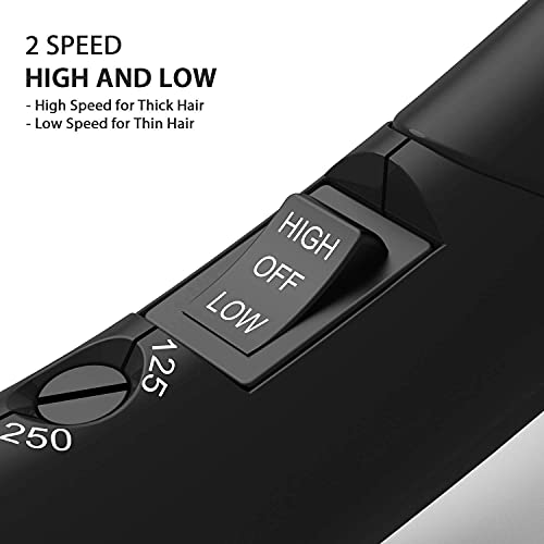 Dan Technology Travel Hair Dryer,Compact Hair Dryer,Portable Mini Blow Dryer with Concentrator&Diffuser,European Hair Dryer with European Plug,Folding Handle Lightweight,Fast Drying for Women and Men | The Storepaperoomates Retail Market - Fast Affordable Shopping