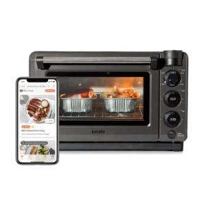 Tovala Smart Oven, 6-in-1 Countertop Toaster Oven – Toast, Steam, Bake, Broil, And Reheat – Smartphone Controlled Convection Oven Includes Meal Subscription Credit ($50 Value)