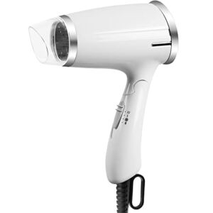 Travel Hair Dryer 1200W Folding Handle Lightweight Blow Dryer,Smart Portable 3 Heat Settings Professional Compact Hair Dryer,Fast Drying for Women