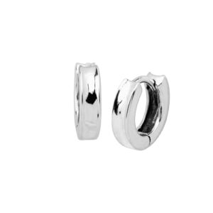 Silpada ‘Soleil Concave’ Huggie Hoop Earrings in Sterling Silver