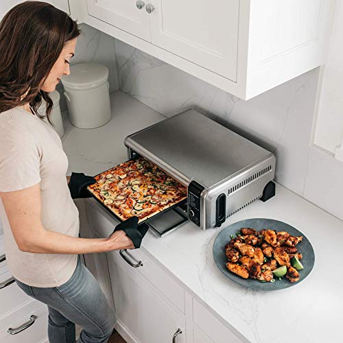 Ninja Foodi SP101/FT102CO Digital Fry, Convection Oven, Toaster, Air Fryer, Flip-Away for Storage, with XL Capacity, and a Stainless Steel Finish (Renewed) | The Storepaperoomates Retail Market - Fast Affordable Shopping