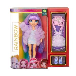 Rainbow High Violet Willow – Purple Clothes Fashion Doll with 2 Complete Mix & Match Outfits and Accessories, Toys for Kids 6 to 12 Years Old, Multicolor.