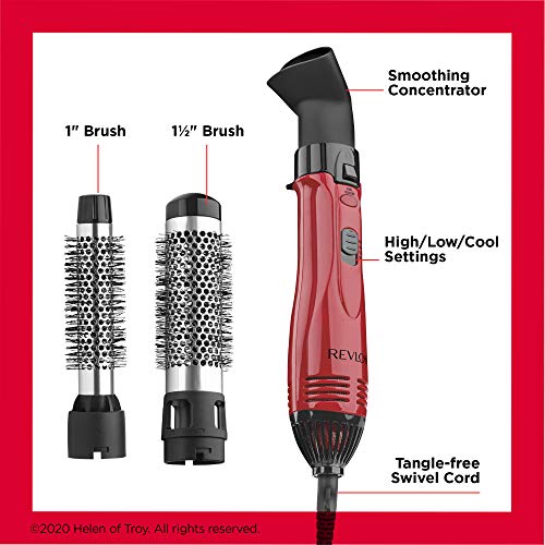 Revlon 1200W Perfect Style Hot Air Kit | Style, Curl, and Volumize, 3 Piece Set | The Storepaperoomates Retail Market - Fast Affordable Shopping