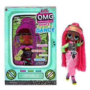 LOL Surprise OMG Dance Dance Dance Virtuelle Fashion Doll with 15 Surprises Including Magic Black Light, Shoes, Hair Brush, Doll Stand and TV Package – Great Gift for Girls Ages 4+ Who Love to Dance