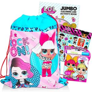 LOL Doll Travel Bag Bundle 4 Pack LOL Doll Activity Set – LOL Doll Travel Set with Coloring Book, Games, Puzzles, and Doll Stickers