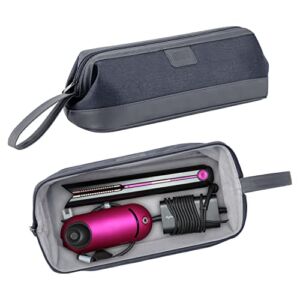 BUBM Travel Case Compatible with Dyson Airwrap & Curling Iron, Portable Hair Dryer Carrying Bag Waterproof Storage for Dyson Supersonic Styler Attachments Protection