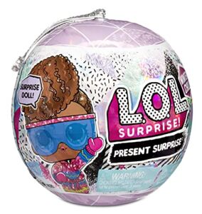 LOL Surprise Winter Chill Dolls with 8 Surprises Including Collectible Doll with Winter Fashion Outfits, Accessories, Holiday Ornament Ball – Gift for Kids, Toys for Girls Boys Ages 4 5 6 7+ Years