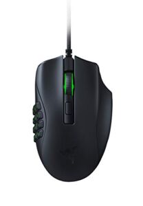 Razer Naga X Wired MMO Gaming Mouse: 18K DPI Optical Sensor – 2nd-gen Razer Optical Switch – Chroma RGB Lighting – 16 Programmable Buttons – 85g – Classic Black