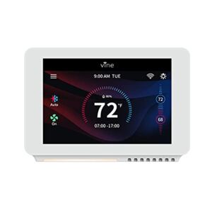Vine Wi-Fi 7day & 8 Period Programmable Smart Home Thermostat – Wi-Fi TJ-919E, Compatible with Alexa & Google Assistant – 6th Gen…