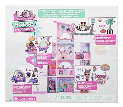 LOL Surprise OMG House of Surprises Art Cart Playset with Splatters Collectible Doll and 8 Surprises, Dollhouse Accessories, Holiday Toy, Great Gift for Kids Ages 4 5 6+ Years Old & Collectors | The Storepaperoomates Retail Market - Fast Affordable Shopping