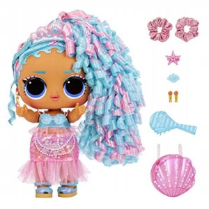 LOL Surprise Big Baby Hair Hair Hair Large 11″ Splash Queen Doll w/ 14 Surprises Including Shareable Accessories & Blue Pink Hair & Dress, Holiday Toy Playset, Great Gift for Kids Girls Ages 4 5 6+