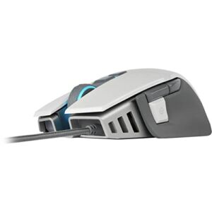Corsair M65 RGB Elite – FPS Gaming Mouse – 18,000 DPI Optical Sensor – Adjustable DPI Sniper Button – Tunable Weights – White