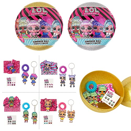 L.O.L. Surprise! 4 Pack Novelty Surprise Ball Assortment w/ Accessories Balls Value Pack, LOL Surprise! OMG Birthday, LOL Surprise Dolls Party Favors and Accessories for Girls | The Storepaperoomates Retail Market - Fast Affordable Shopping