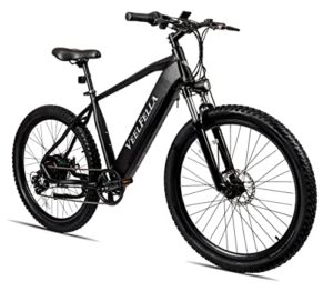 VeelFella Electric Bike for Adults Ebike with 500W Motor 48V 13Ah Removable Battery 27.5″ Fat Tire Mountain Bike Shimano 7-Speed ebike (Horser, Black)