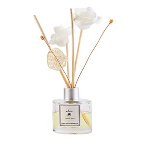 HYUIYYEAA Berries Artificial Flowers Glass Oil Scented with Sticks Bottle 50ML and Natural Oil Diffusers Home Decor Fake Flower String (L, L)