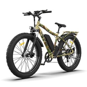 aostirmotor Electric Mountain Bike 48V13AH Removable Lithium Battery&750W Motor Throttle& Pedal Assist Fat Tire Electric Bicycle for Adults