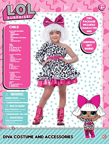 California Costumes L.O.L Surprise! Diva, Child Costume, Small, White/Black/Pink (3022-102) | The Storepaperoomates Retail Market - Fast Affordable Shopping