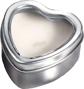 Love Heart Shaped Tins Travel Candle Decoraton
