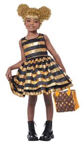 California Costumes L.O.L Surprise! Queen Bee, Child Costume X-Small, Black/Gold (3022-101)