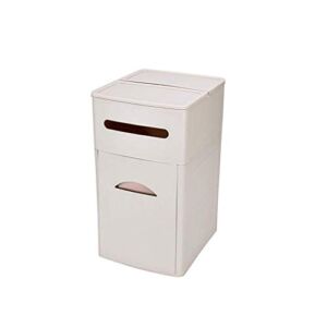 WBBML Indoor Dustbins Classified Covered Multi-Purpose Trash Can Large Drawer Home Living Room Garbage Cabinet Kitchen Trash Cans