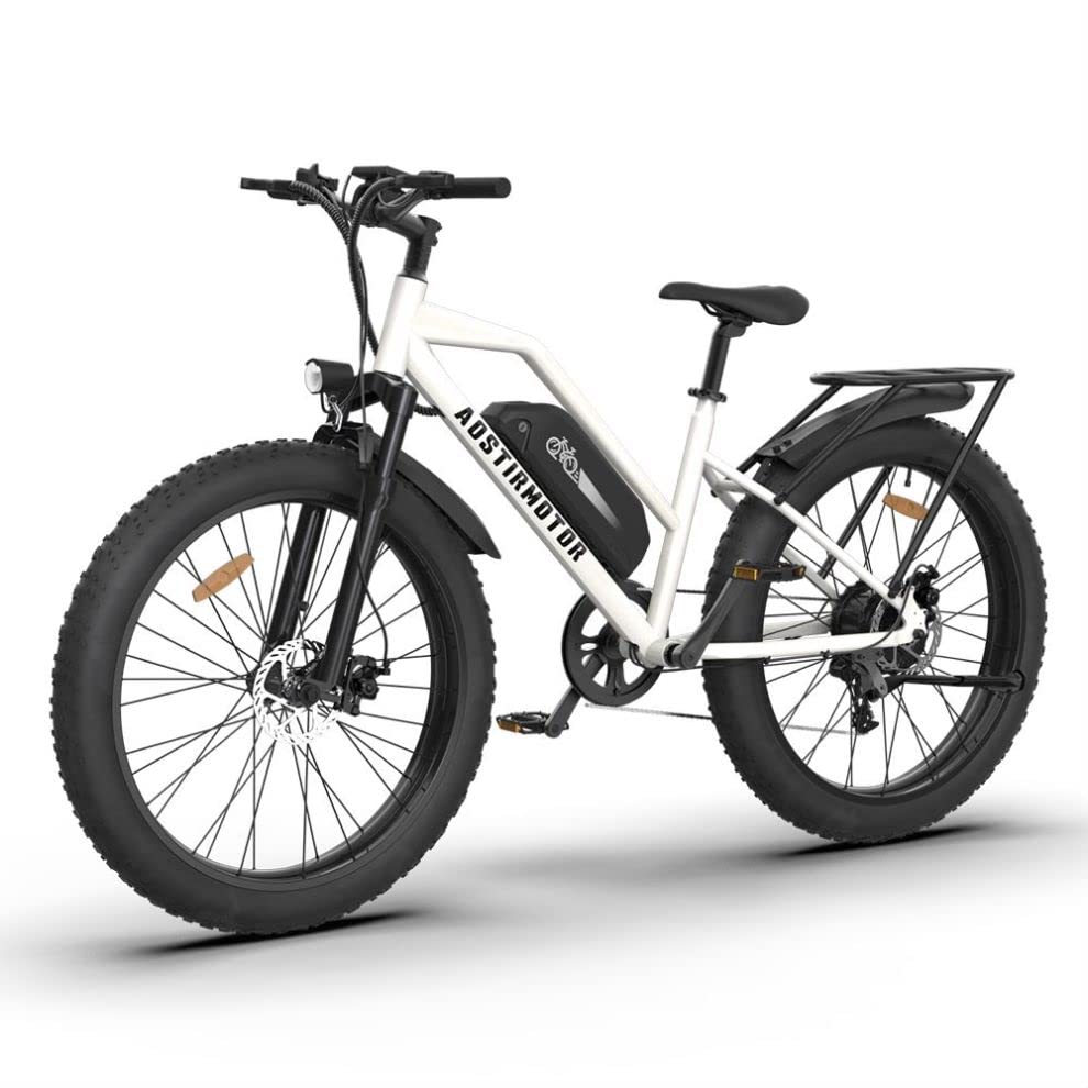 aostirmotor Electric Mountain Bike 48V13AH Removable Lithium Battery&750W Motor Throttle& Pedal Assist Fat Tire Electric Bicycle for Adults | The Storepaperoomates Retail Market - Fast Affordable Shopping