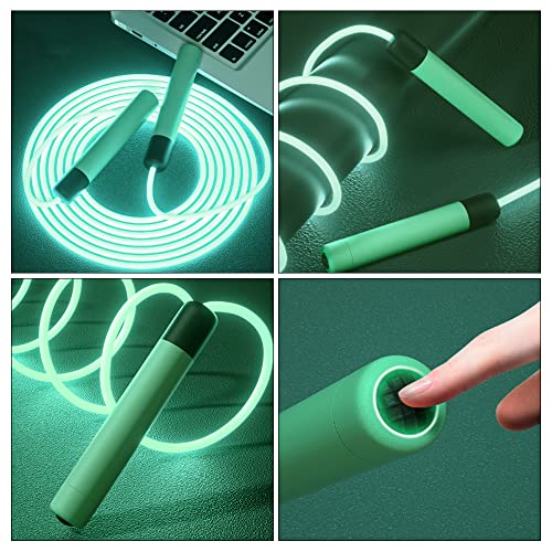 CJBIN Jump Rope, 9.2ft Light Up Jump Rope, LED Exercise Jumping Rope, Glowing Skipping Rope for Aldult and Children Colorful Skipping Rope Light Up Ropes, Fitness Exercise Equipment | The Storepaperoomates Retail Market - Fast Affordable Shopping