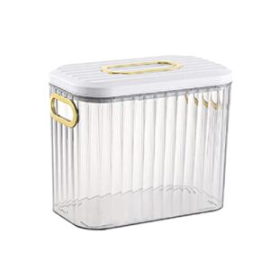Yuly Kitchen Portable Hanging Trash Can with Slide Lid Cabinet Door Under Sink Garbage Can Dustbin