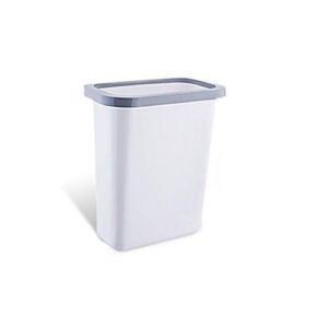 Trash Cans Multi-Function Mini Trash Can Recycling Home Office Kitchen Cabinet Garbage Storage Container Wastebasket Garbage Can for (Color : White) (White)