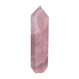 HYUIYYEAA Christmas Decorations Ball Natural Pink 40-50mm Stone Rock Crystal Point Wand Rose Quartz Home Decor Plaster Bust (Pink, One Size)