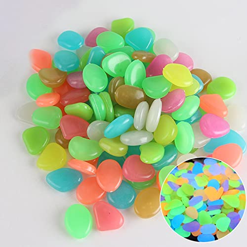 HYUIYYEAA Crushed Stone Landscaping Garden Decorative Pebbles StonesNon Radioactive Resin MaterialGlowingLawnFish Tank Jade Pebbles (A, One Size) | The Storepaperoomates Retail Market - Fast Affordable Shopping