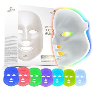Project E Beauty Skin Rejuvenation Photon Mask | LED Face Mask Light Therapy Red Blue Light Anti-Aging Wrinkle Acne Removal Spa Facial Treatment Home Skincare Mask