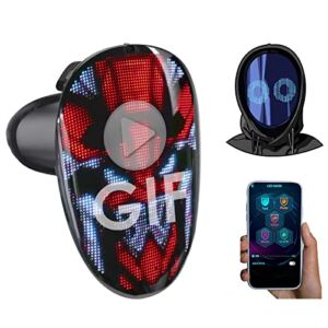 PULOUX Led Mask play HD video With WIFI ShiningRGB Programmable,for halloween Masquerade Party Cosplay,light up glow face mask 2022 Coolest Mask (Video)